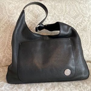 Vince Camuto black leather hobo purse